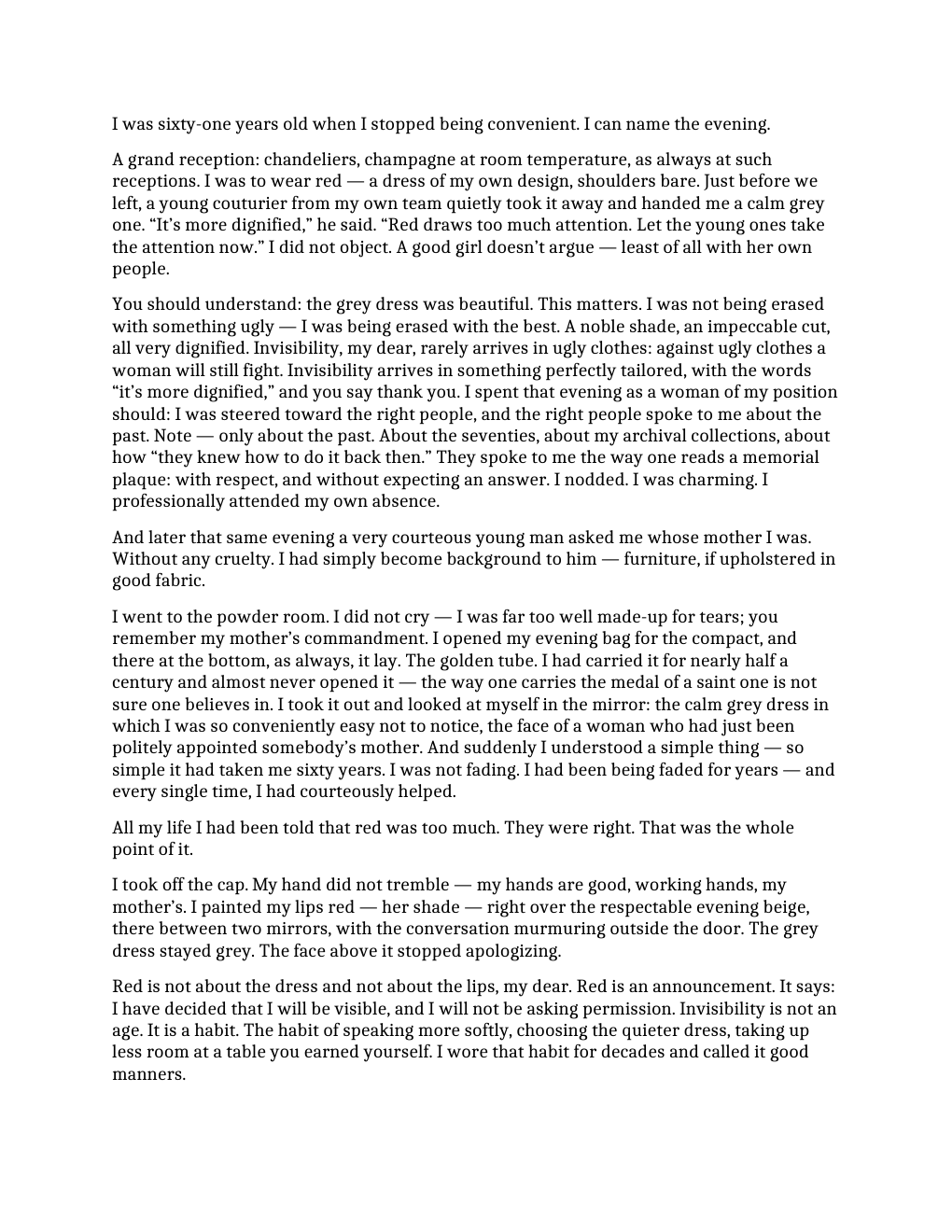 Excerpt page from Harder to Ignore