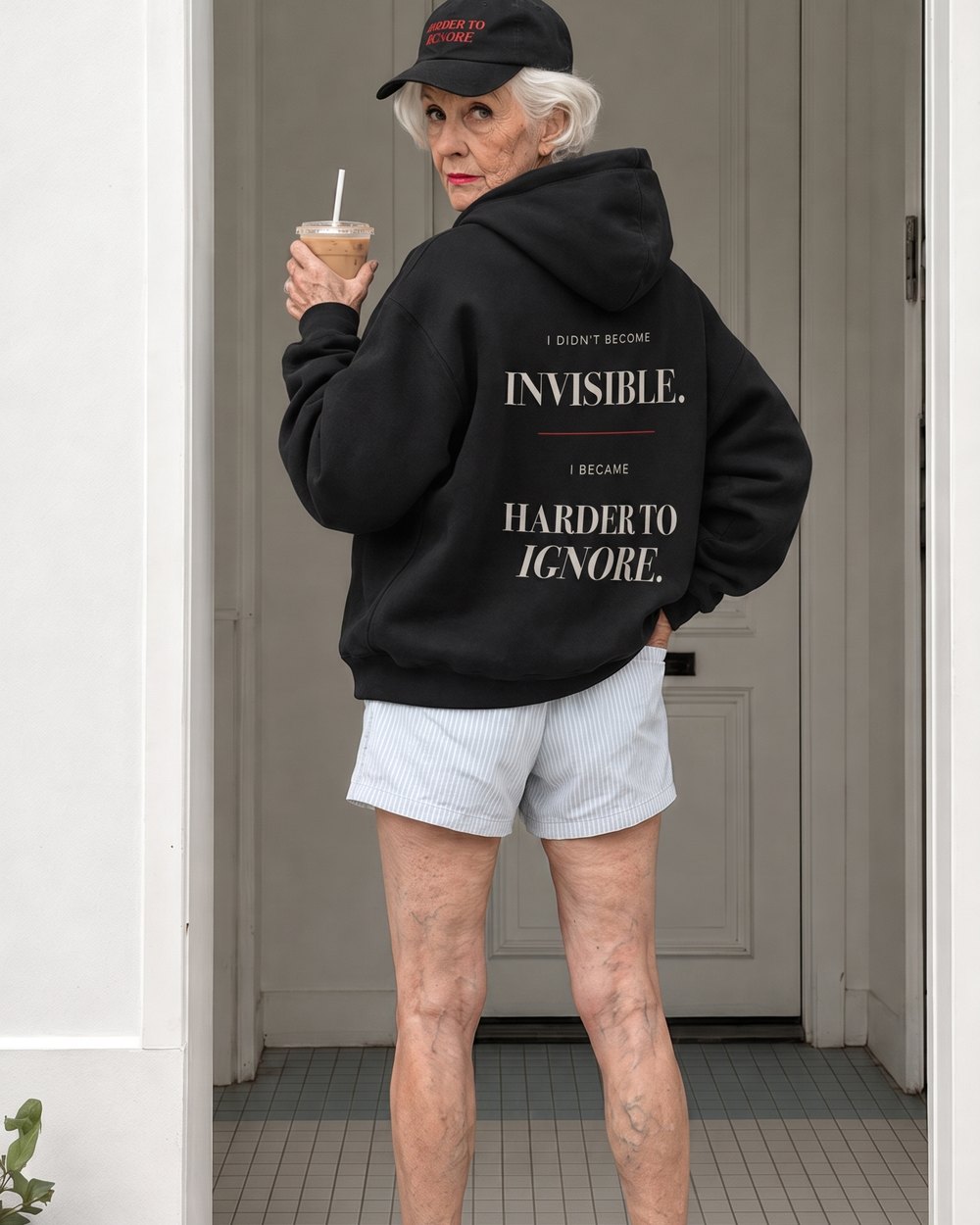 I Didn’t Become Invisible — Premium hoodie