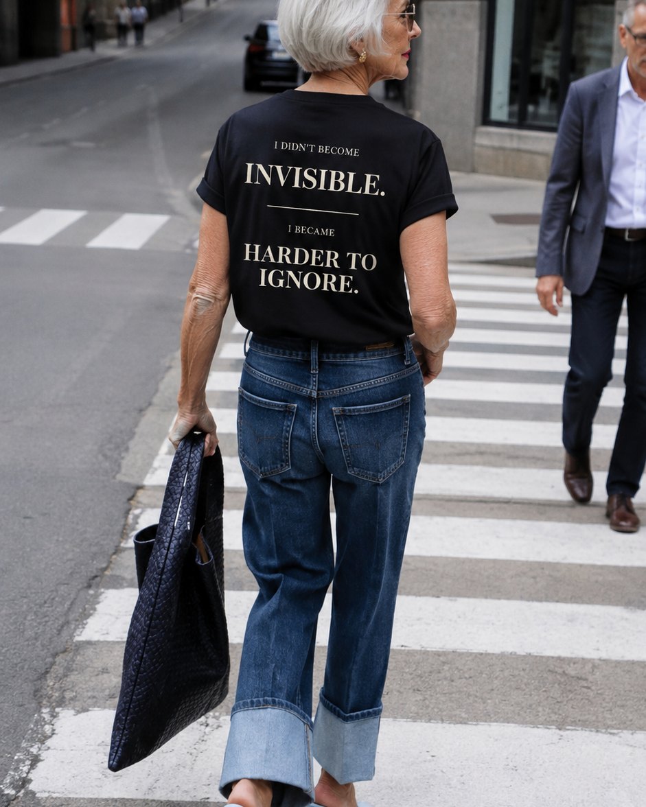 I Didn’t Become Invisible — Heavyweight tee